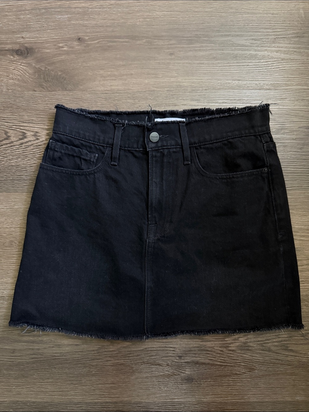 FRAME Denim Mini Skirt